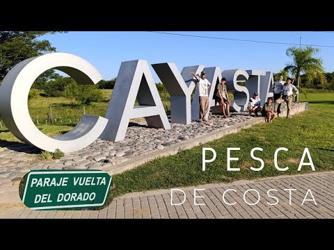 Pescamos de costa en CAYASTA, SANTA FÉ. Excelente pesca🤯