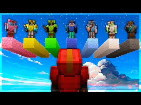 Bedwars Pro vs 7 Hunters REMATCH (Minecraft Manhunt)