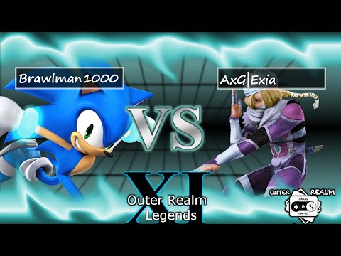 ORLXI - AxG Exia (Sheik) vs. Brawlman1000 (Sonic) - WR3 - Smash 4 - Wii U