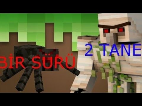 Golem ve sunw golem vs tüm yaratıklar manicraft