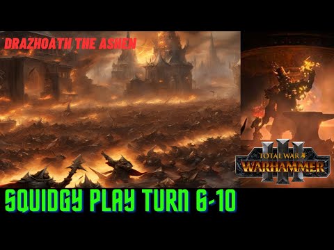 Conquering Challenges: Drazhoath the Ashen Chaos Dwarfs Campaign Turns 6-10 | Total War Warhammer 3
