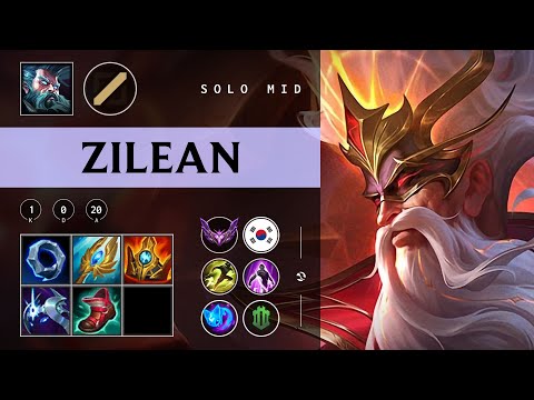 Zilean Mid vs Yone - KR Master Patch 25.22