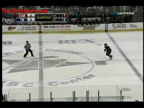 Tampa Bay Lightning (2) @ Carolina Hurricanes (3) Shootout November 16, 2008