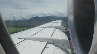 preview picture of video 'FOKKER 70 LANDING LAE MOROBE PROVINCE'