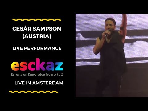 ESCKAZ in Amsterdam: Cesár Sampson (Austria) - Nobody But You