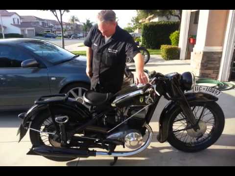 1933 DKW 500 German motorcycle