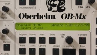 Video thumbnail for Oberheim OB-Mx 12 Voice Factory Demo by zibbybone