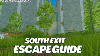 How to ESCAPE using the SOUTH Exit in the Maze Runner ROBLOX