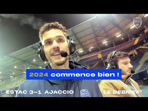 ESTAC 3-1 AJACCIO / Réaction d'Andreas Bruus dans le Débrief au Café Troyen