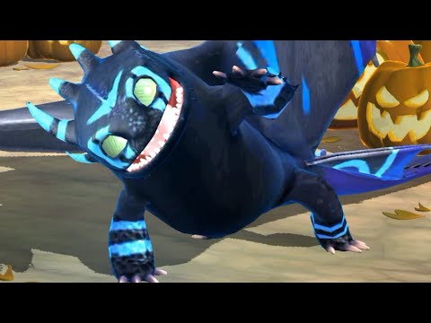 Halloween Revelers of Berk: 5⭐ Dreadfall Toothless - Night Fury - Dragons Titan Uprising