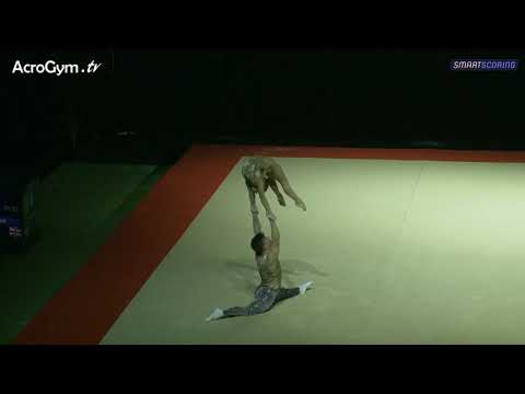 GBR Senior Mixed Pair Balance Final - Acrobatic European Championships 2021