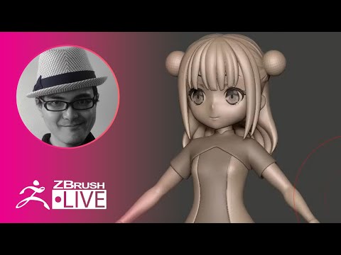 [JA] 3Dプリント用キャラクターの作り方 - Sakaki Kaoru - ZBrush 2021