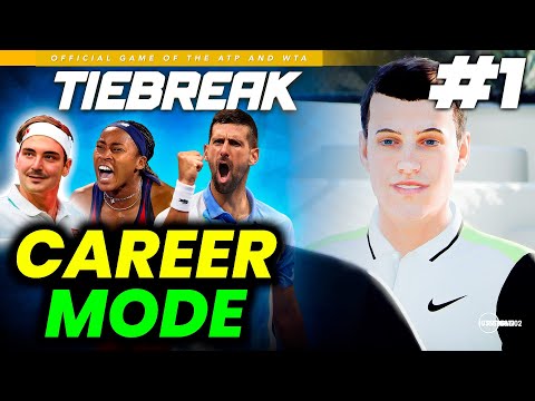 LET'S PLAY TIEBREAK PS5 CAREER MODE #1 | THE BEGINNING #ad
