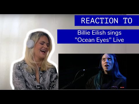 Gesangslehrer reagiert auf ➠ Billie Eilish singt „Ocean Eyes“ LIVE
