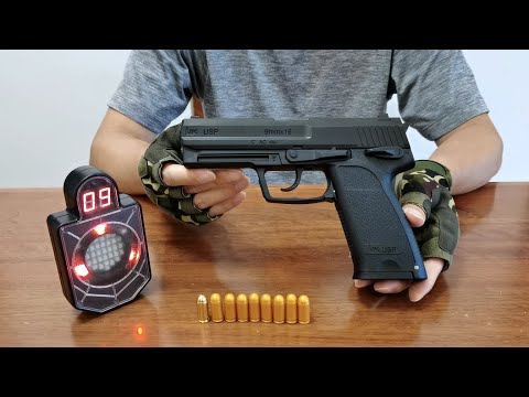 USP Automatic Shell Ejecting Blowback Toy Gun Unboxing 2022 -  Laser Tag Pistol