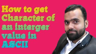 C++ program how to get character of an integer ASCII value