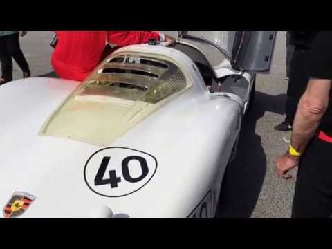 Thumbnail for Jurgen Barth warming up Porsche 907 Long Tail at the Daytona 24 hour classic by Porsche 907