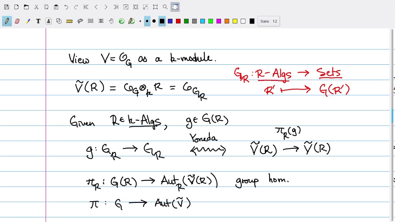 Group Schemes: representation theory