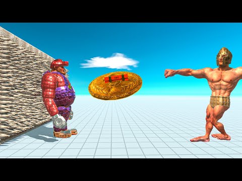 Achilles With a Booby-Trapped Shield vs Workshop Units - Animal Revolt Battle Simulator