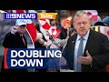 Trump Double Downs On His Threat To Seize Greenland 9 News Australia
