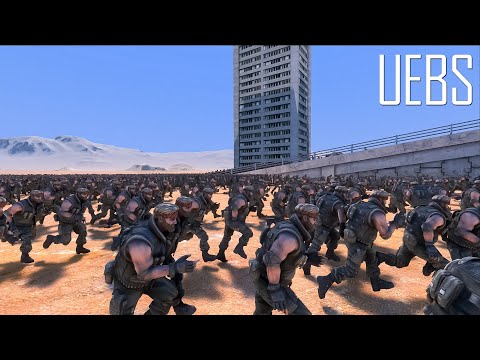 8.000 Chunk Norris vs 10.000 Archers- Ultimate Epic Battle Simulator 2- UEBS 2