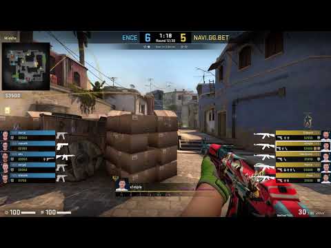 CS:GO POV Demo Na'Vi S1mple (31/15) vs ENCE (de_mirage)
