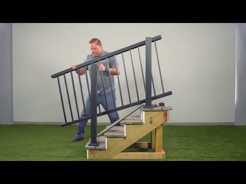 How to Install RDI Fusion Rail on Stairs