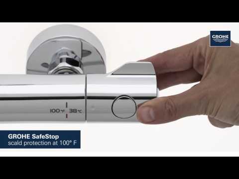 Thermostatic Tub/Shower System // GROHE STARLIGHT CHROME // YouTube Video