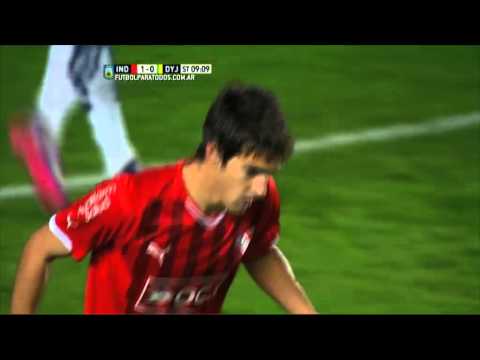 Tremendo frentazo de Albertengo. Independiente 1 Defensa 0.Fecha 20.Torneo Primera División 2015.FPT