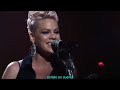 PINK BLOW ME ONE LAST KISS Subiulado LIVE