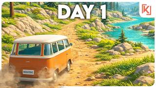 DAY 1 In This COZY Camper Van Survival Game...