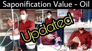 Saponification Value of Oil sample By DDD🕶G.S.C.Bhilad