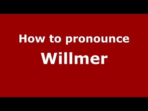 How to pronounce Willmer (Germany/German) - PronounceNames.com