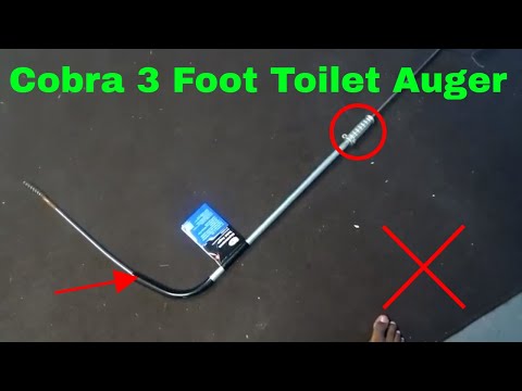 ✅  How To Use Cobra 3 Foot Toilet Auger Review