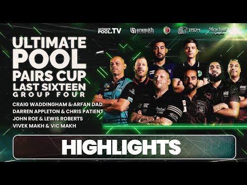 Ultimate Pool Pairs Cup 2022 Highlights Show - Last 16 Week 4