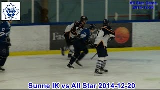 preview picture of video 'Sunne IK vs All Star 2014 12 20'