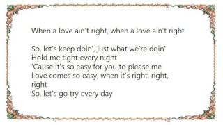 Charly McClain - When a Love Ain&#39;t Right Lyrics