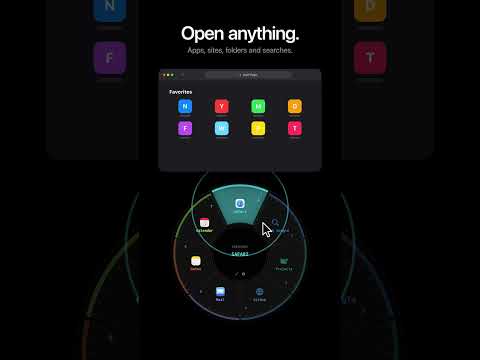 Built a radial menu app for Mac for performing everyday tasks #shorts thumbnail