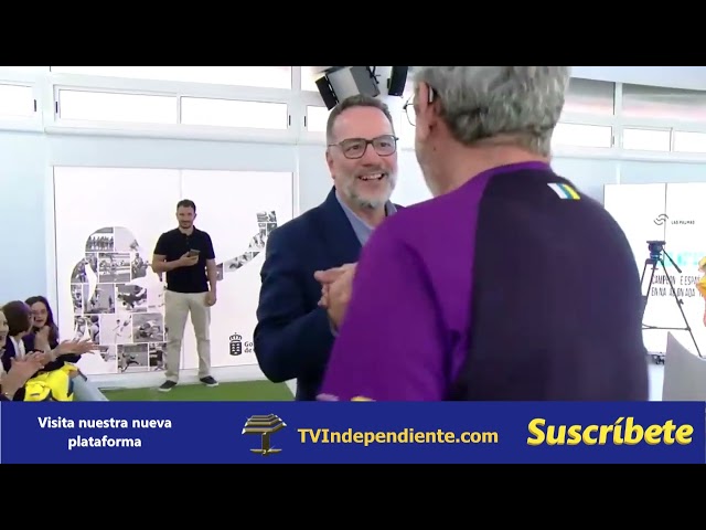 Poli Suárez recibe al Club Natación Las Palmas, campeón de España FEDDI 2026