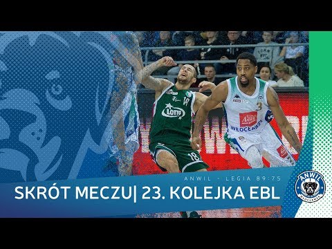 Anwil Włocławek - Legia Warszawa 89:75 | Skrót meczu
