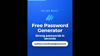 Free Password Generator - Create Strong Passwords in Seconds