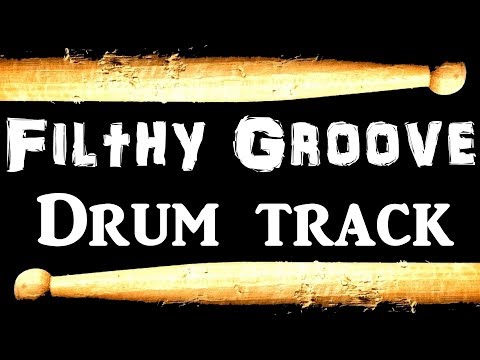 Filthy Groove - Rock Drum Track - 80 BPM - Drum Beats for Bass Guitar, Instrumental Beat 🥁 400