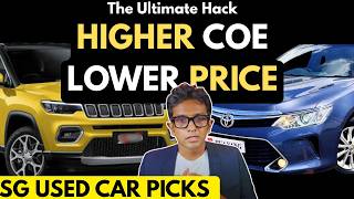 The BEST Used Cars that get CHEAPER when COE Goes HIGHER in Singapore!