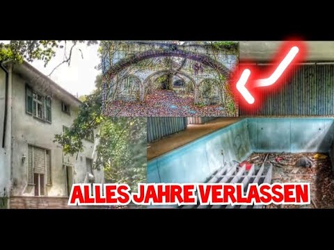 Die verlassene Millionenvilla mit Pool 💰 & das verlassene Café mit Restaurant und  Kamin 🍰 🍷