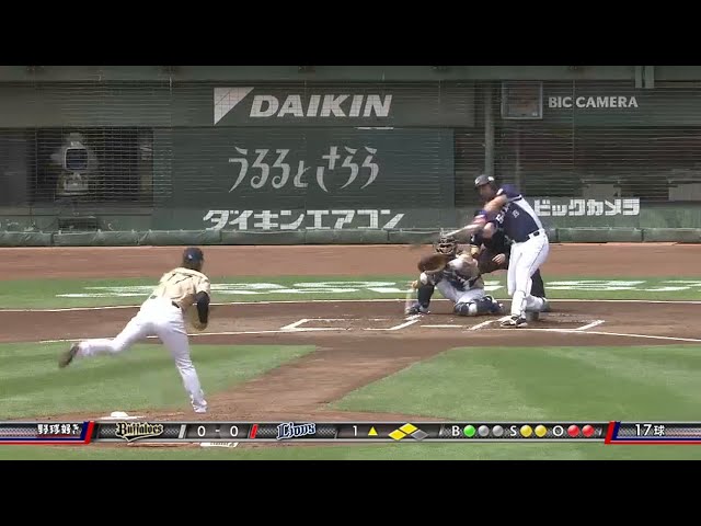 【1回表】追い込まれてから軽打!! ライオンズ・メヒア先制タイムリー!! 2015/6/20 Bs-L