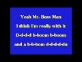 Cymbal, Johnny - Mr. Bass Man Karaoke 