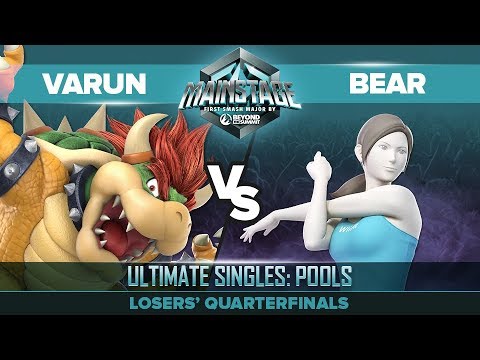 varun vs Bear - Losers Quarterfinal: Ultimate Singles Pools - Mainstage | Bowser vs Wii Fit Trainer