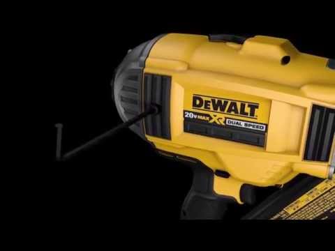 Akumuliatorinė viniakalė DEWALT DCN695P2, 18V, 2x5.0Ah