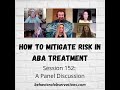 How To Mitigate Covid 19 Risk In ABA Treatment Session 152
