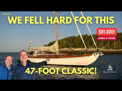 We Fell Hard for This 47-Foot Classic Sailboat! Eldredge-McInnis Cutter at $60k | TOUR